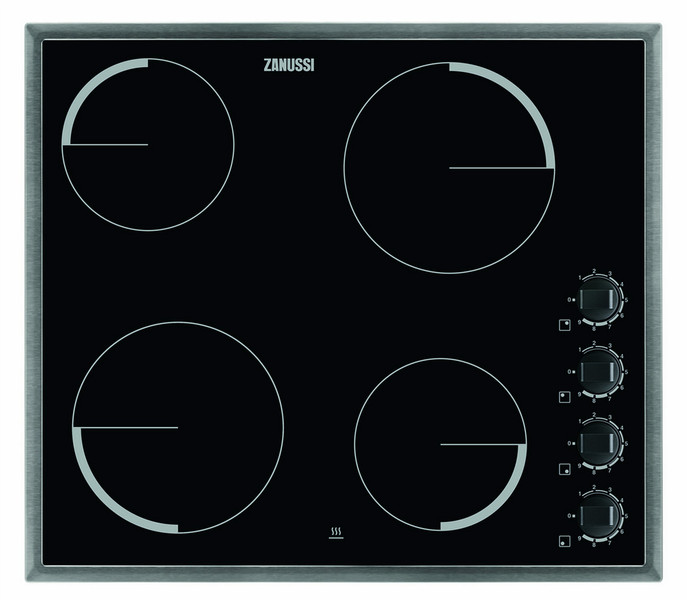 Zanussi ZEV6140XBV Eingebaut Ceramic hob Edelstahl