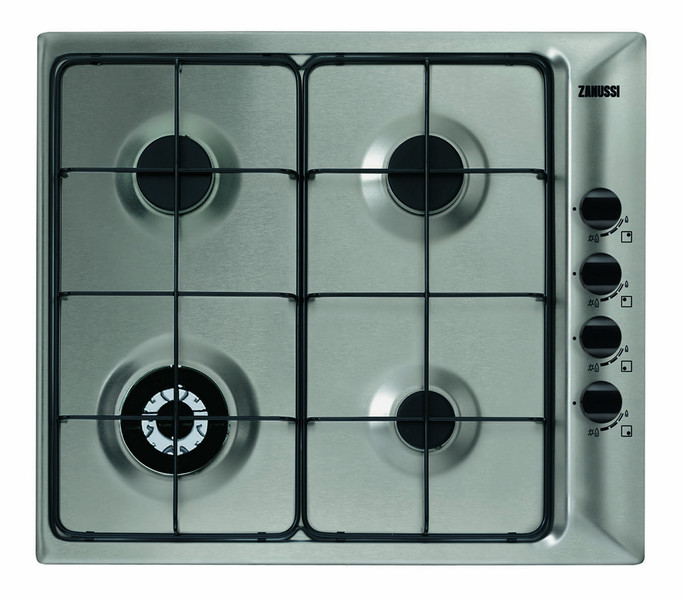 Zanussi ZGG62424XA Встроенный Газ Нержавеющая сталь