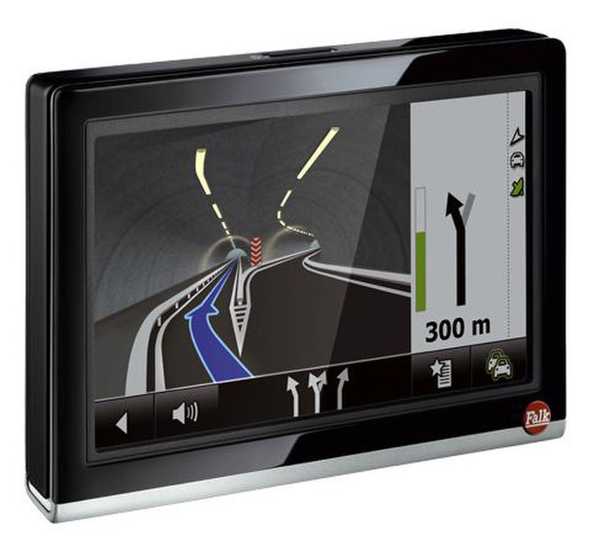 Falk Outdoor Navigation Flex 500 Tragbar / Fixiert 5Zoll LCD Touchscreen 198g Schwarz