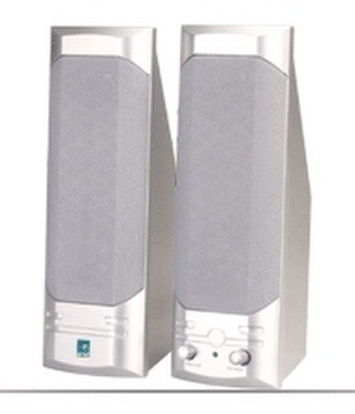 A4Tech AS-115 Speakers 2.0 Silber Lautsprecher