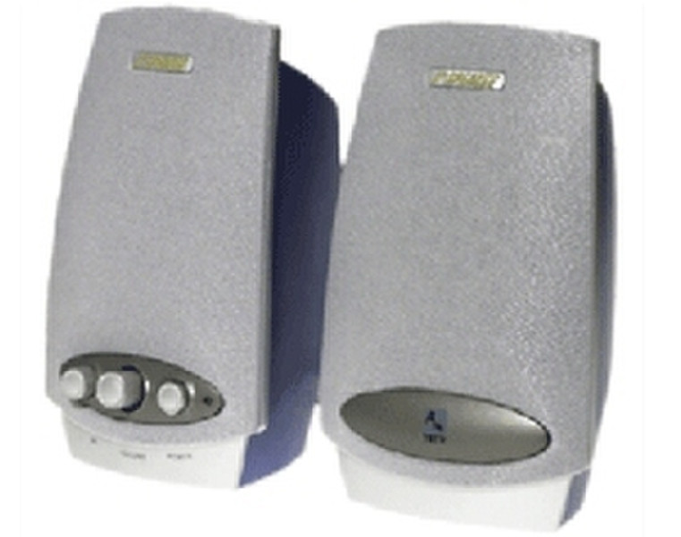 A4Tech Speakers 2.0 Multimedia Silver loudspeaker