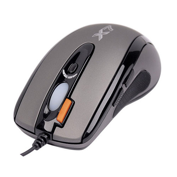 A4Tech X-718F Gaming Mouse USB+PS/2 Optisch 2000DPI Schwarz Maus