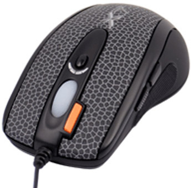 A4Tech X-718BF Gaming Mouse USB+PS/2 Optisch 2000DPI Schwarz Maus