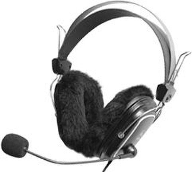 A4Tech Headset Stereo Winter/Summer Auricle Binaural Black headset