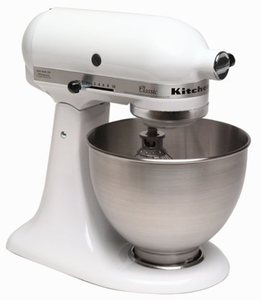 KitchenAid K45SSWH 250Вт Stand mixer Белый миксер
