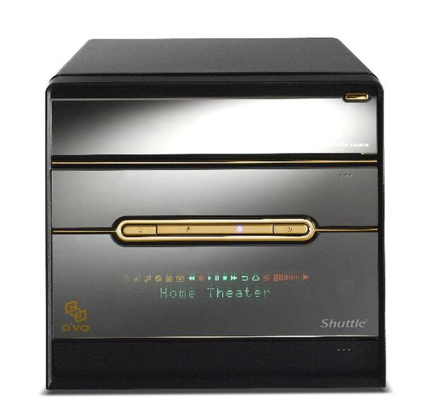 Shuttle XPC Barebone SG33G5M Intel G33 Express Socket T (LGA 775) SFF Черный