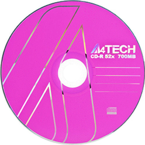 A4Tech CD-R 52X CD-R 700MB 50Stück(e)