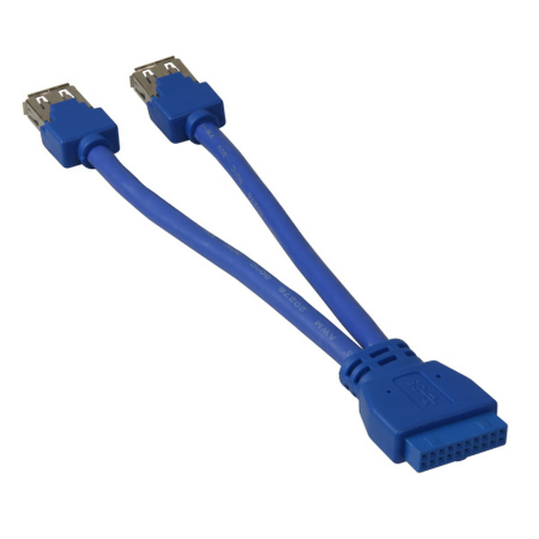 Sharkoon 4044951012114 USB A Синий кабель USB