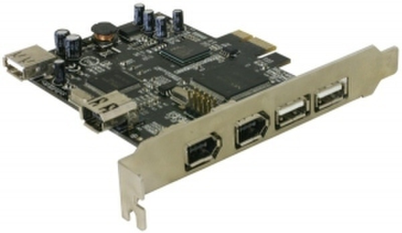 DeLOCK PCI Express card USB 2.0 + FireWire Schnittstellenkarte/Adapter