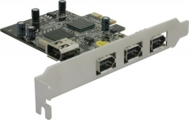 DeLOCK PCI Express card FireWire A 3+1 Port интерфейсная карта/адаптер