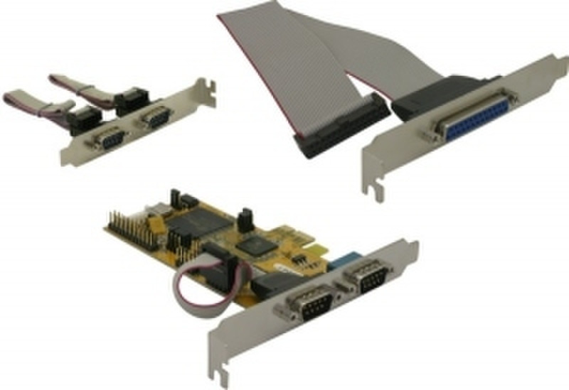 DeLOCK PCI Express card 4 x serial + 1 x parallel interface cards/adapter