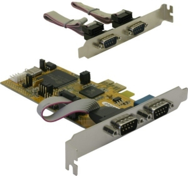 DeLOCK PCI Express card 4 x serial interface cards/adapter