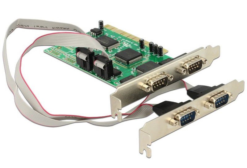 DeLOCK PCI Card 4x Serial интерфейсная карта/адаптер