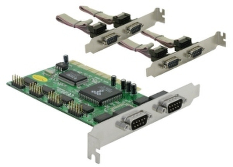 DeLOCK PCI Card 6x Serial интерфейсная карта/адаптер