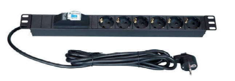 Estap M446AL 6AC outlet(s) 3m Black power extension