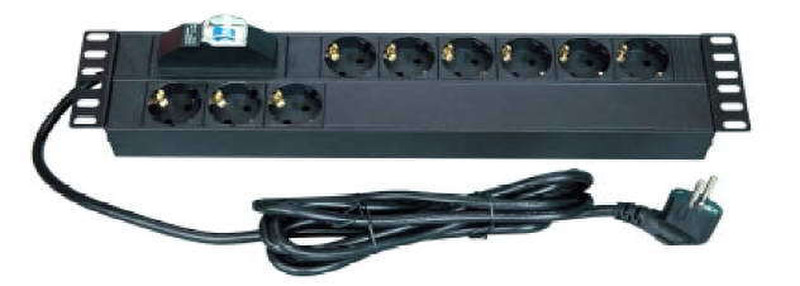 Estap M449AL 9AC outlet(s) 3m Black power extension