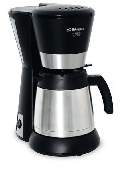 Orbegozo CG 5010 Drip coffee maker 1.2L Black,Stainless steel
