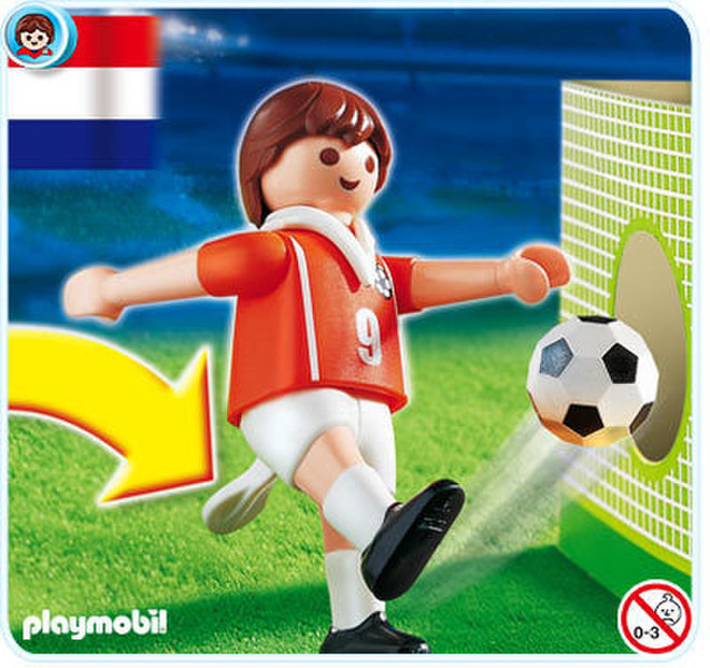 Playmobil Soccer Player Netherlands Mehrfarben Kinderspielzeugfigur