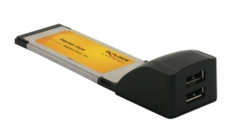 DeLOCK Express Card to 2x USB 2.0 интерфейсная карта/адаптер