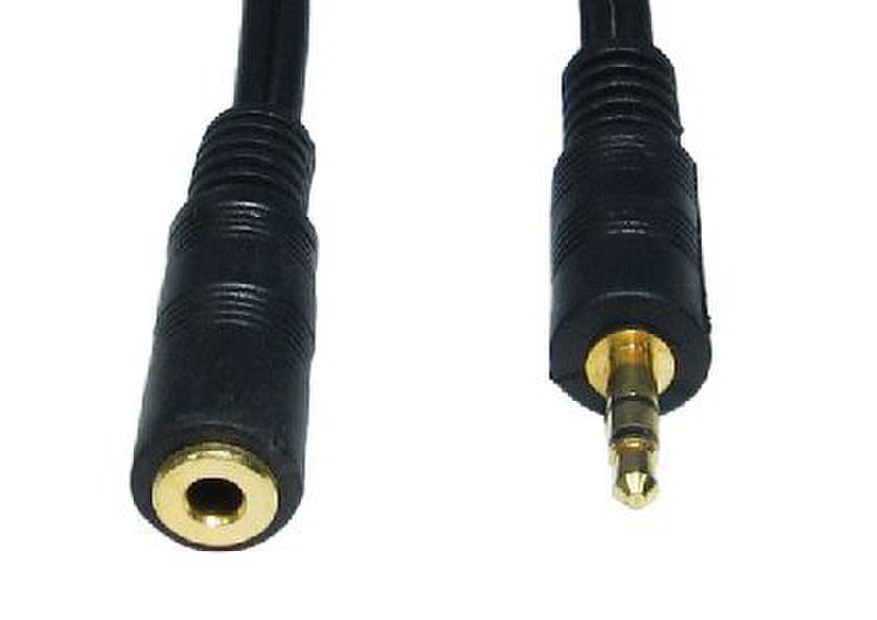 Cables Direct 3.5mm 0.5m 0.5m 3.5mm 3.5mm Schwarz
