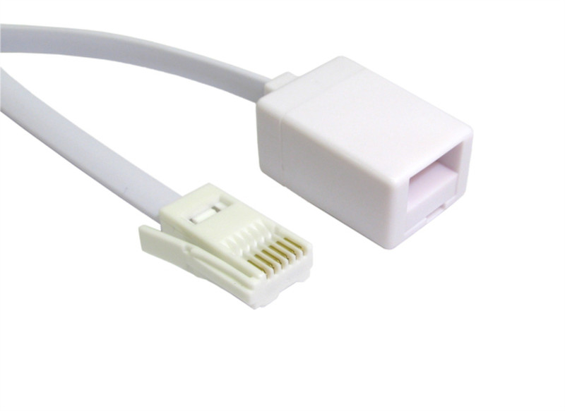 Cables Direct BT/BT 2m 2м Белый телефонный кабель