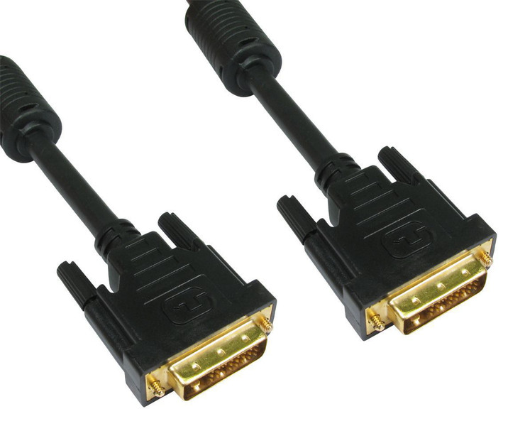Cables Direct 1.5m DVI-D M/M 1.5м DVI-D DVI-D Черный DVI кабель