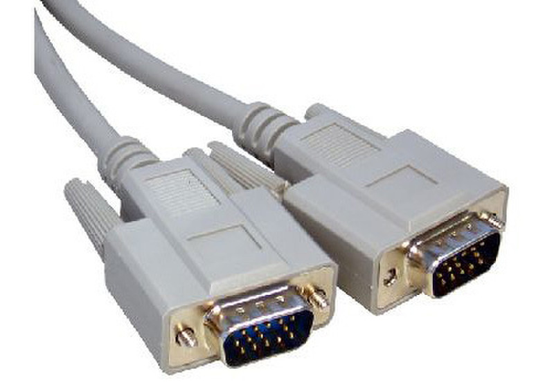 Cables Direct VGA 5m VGA (D-Sub) VGA (D-Sub) Grey