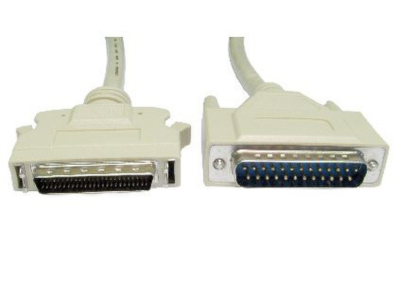 Cables Direct 1m, DB25 M/HP DB50 M, SCSI-2
