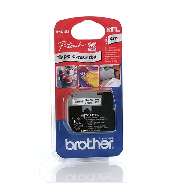 Brother MK221SBZ Labelling Tape (9mm) M label-making tape