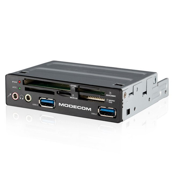 Modecom CR-109 Eingebaut USB 2.0 Schwarz Kartenleser
