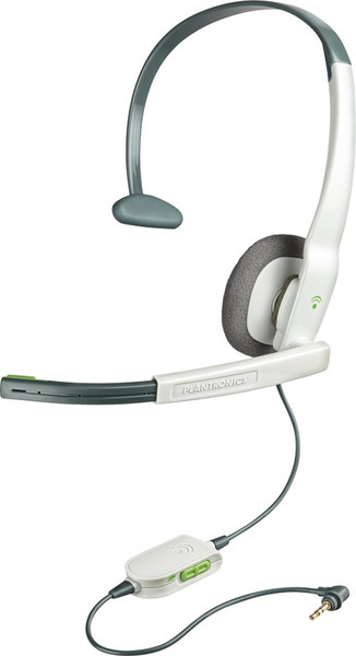 Plantronics GameCom X10 USB Monophon Kopfband Weiß Headset