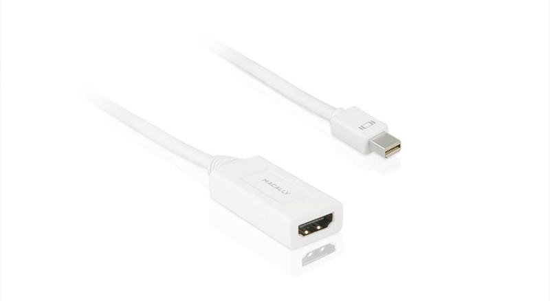 Macally 6ft. Mini Display - HDMI 1.8288m mini DisplayPort HDMI White video cable adapter