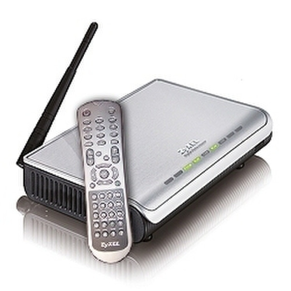 ZyXEL DMA-1000W Wireless G Digital Media Player Silber Digitaler Mediaplayer