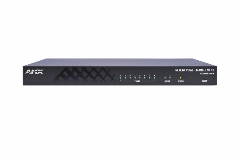 AMX NXA-PDU-1508-8 8AC outlet(s) 1U Black power distribution unit (PDU)