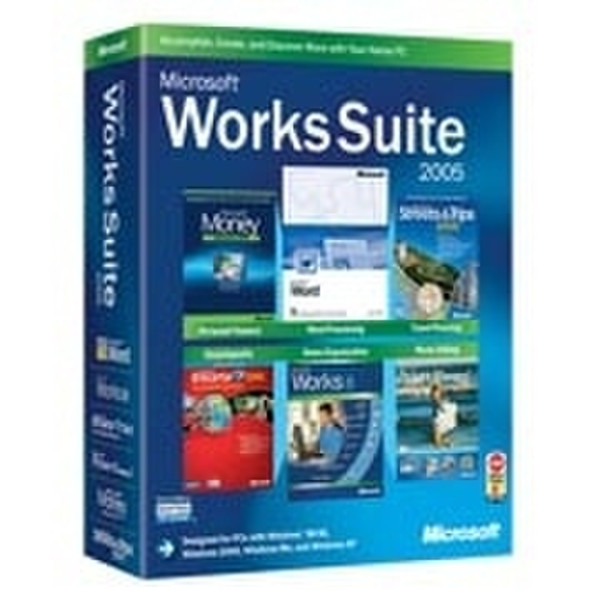 Microsoft Works Suite 2005, NL, 3-Pk 3Benutzer Niederländisch