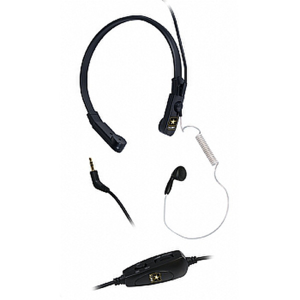 CTA Digital U.S. Army Throat Mic Headset for Xbox 360 Стереофонический Оголовье Черный гарнитура