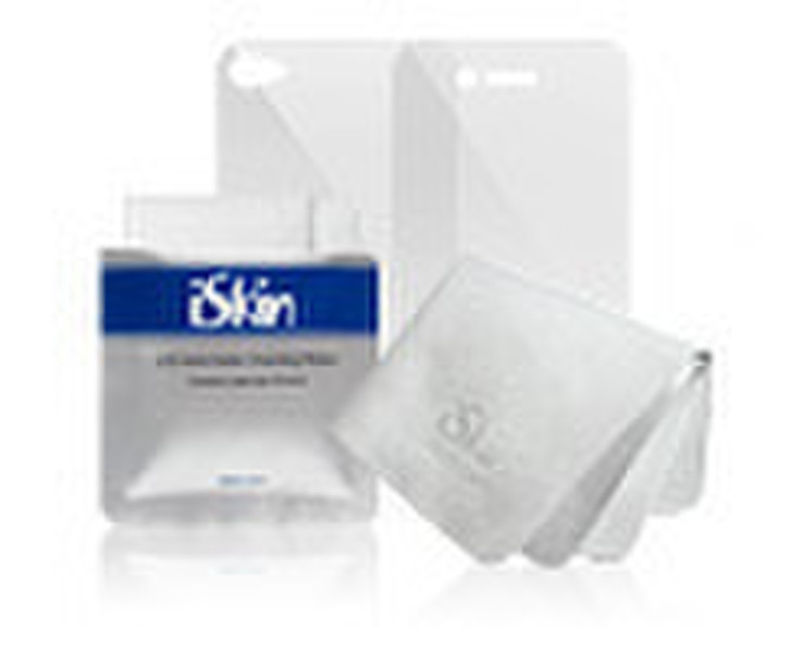 iSkin IP4FLM-CR iPhone 4/4S 2шт защитная пленка
