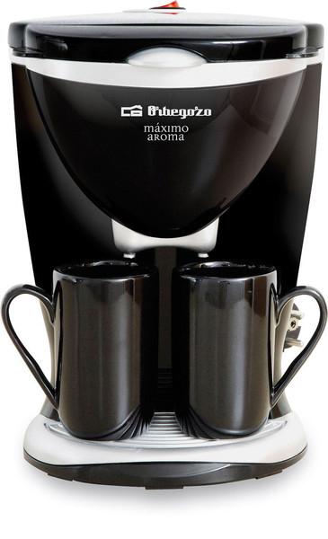Orbegozo CG-3020 Drip coffee maker 2cups Black