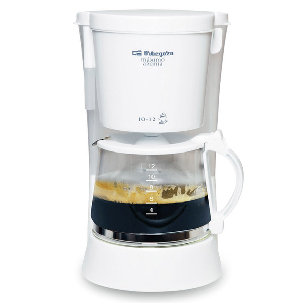 Orbegozo CG-4020 B Drip coffee maker 12cups White