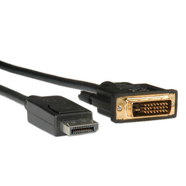 Rotronic DP - DVI (24+1) 3m 3m DVI-I Black video cable adapter