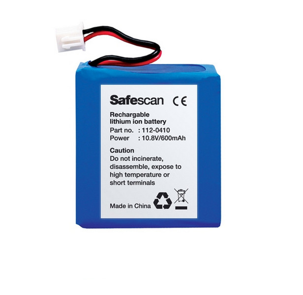 Safescan LB-105 Lithium-Ion 600mAh 10.8V Wiederaufladbare Batterie