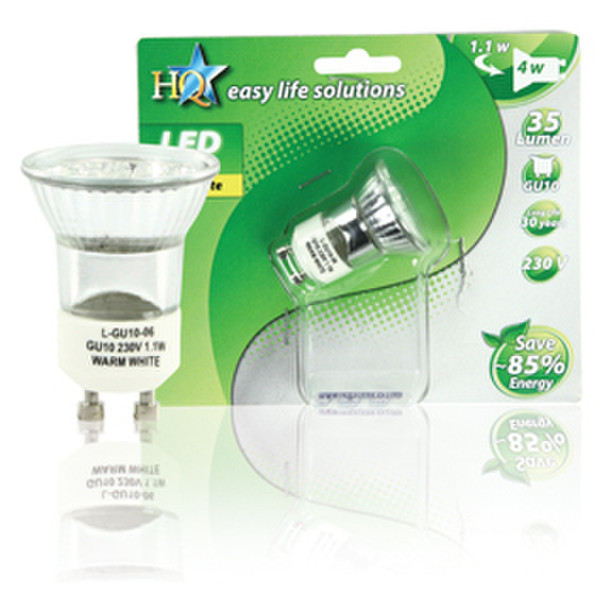 HQ L-GU10-06 GU10 A Теплый белый energy-saving lamp