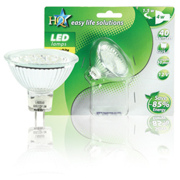 HQ L-GU53-03 1.5W GU5.3 Warm white energy-saving lamp
