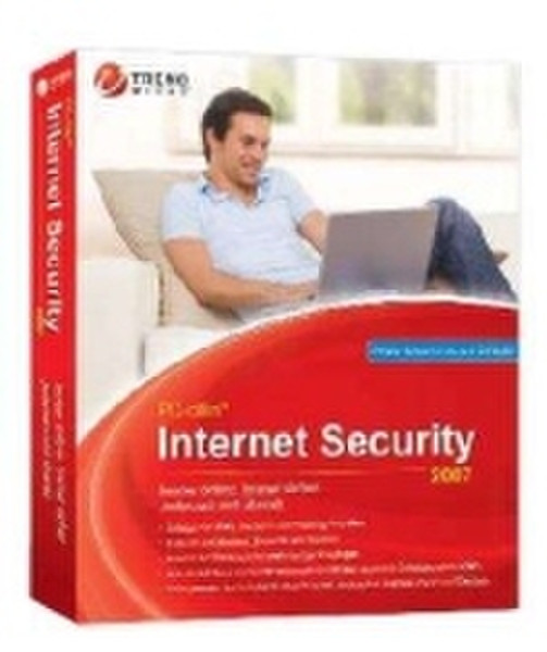 Avanquest PC-cillin Internet Security 2007 3 license 1 Year Update DVD