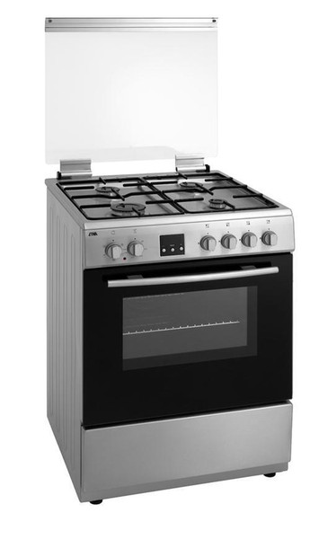 ETNA EFG679VRVS Freestanding Gas hob Stainless steel cooker