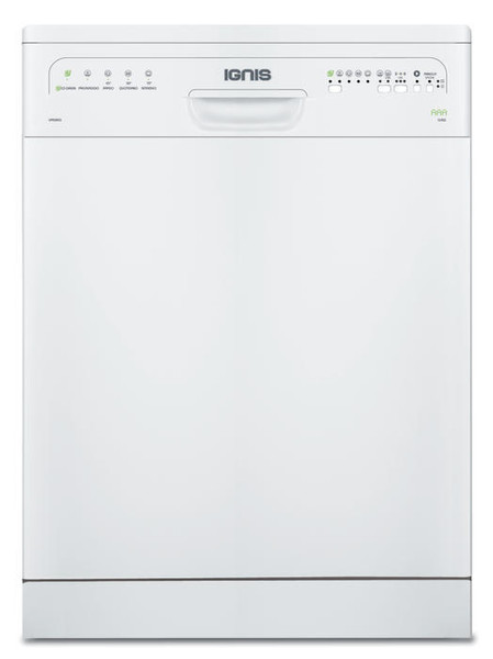 Ignis LPA58EG/WH Freestanding 12place settings A dishwasher