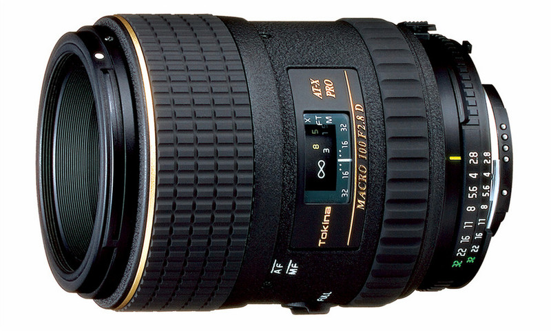 Tokina AT-X M100 AF PRO D, Nikon SLR Macro lens Black