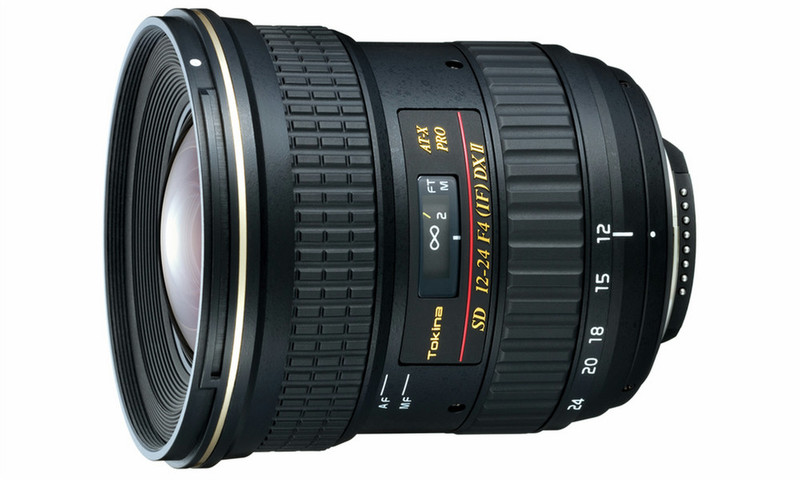 Tokina AT-X 124 PRO DX II SLR Wide zoom lens Черный