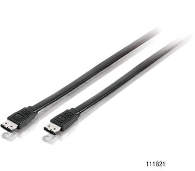 Equip eSATA cable 0.5m Black SATA cable
