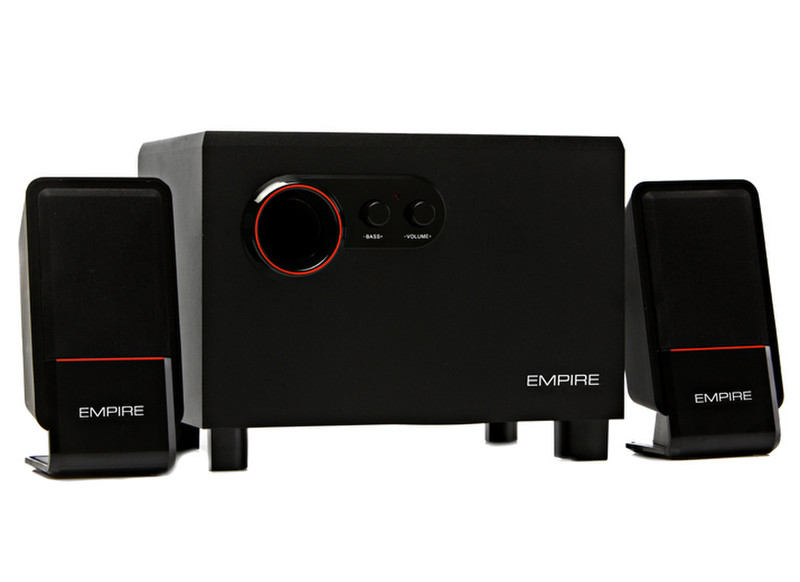 Empire Media KS-1000 2.1 30W Black speaker set